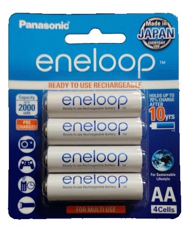 BATERAI AA ISI 4 ENELOP (TANPA CHARGER)